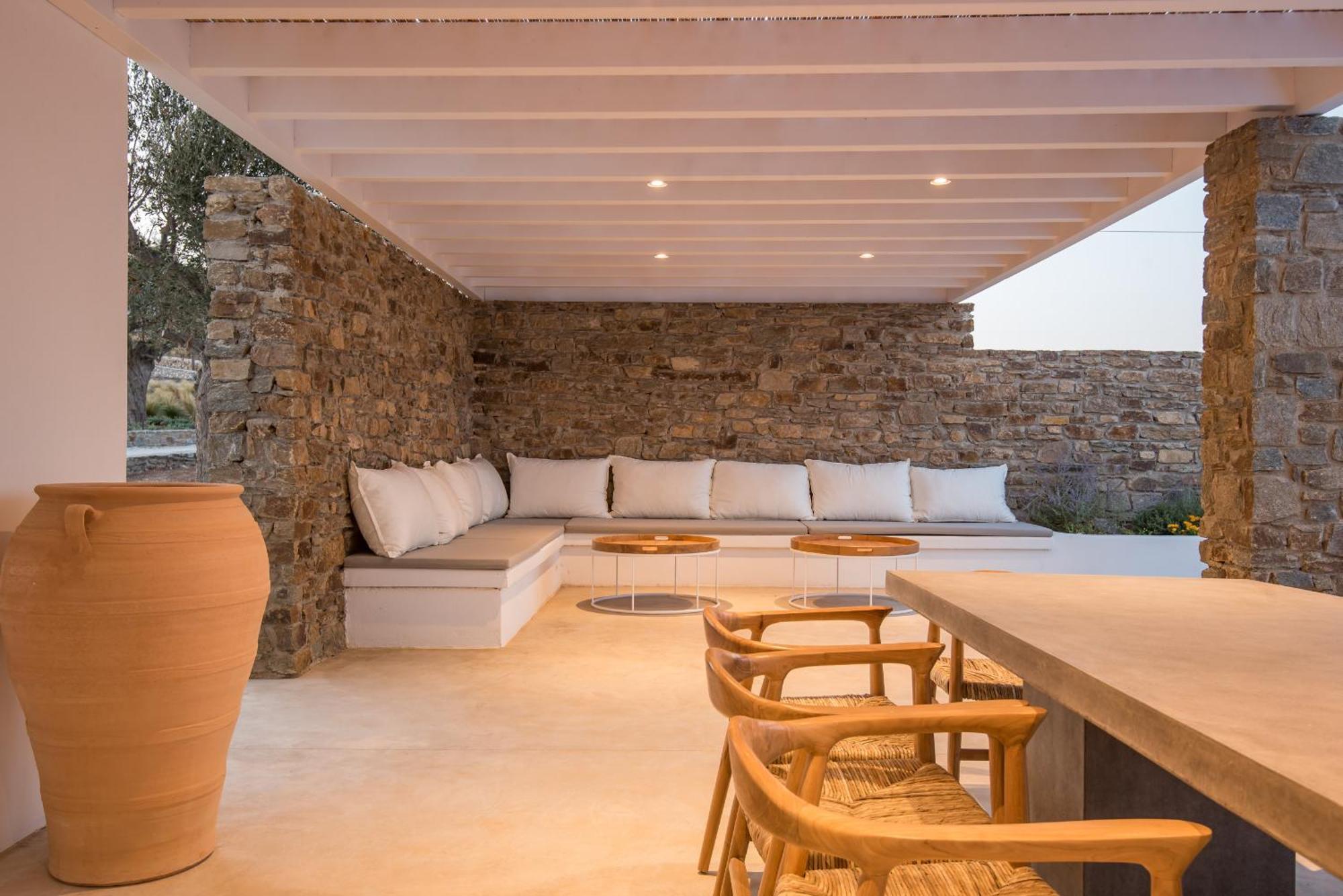 Dreamy 5 Bdr Antiparos Pool Villa Bagian luar foto